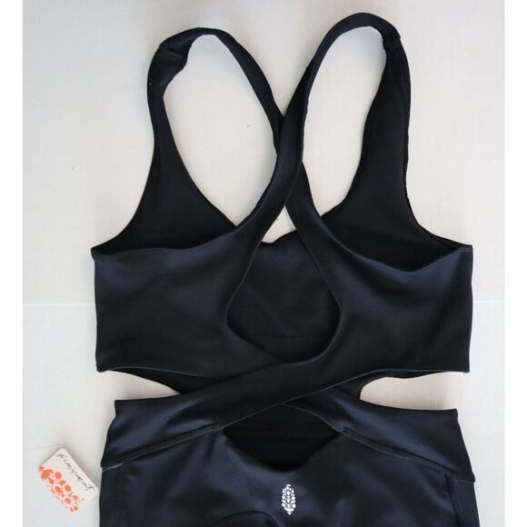 FP Movement OB1449134 Women's Sz S Black Back It Up One Piece Jumpsuit - Picture 8 of 11